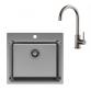 Lavabo LA 550 k�kkenvask inkl. k�kkenarmatur i gunmetal