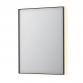 Sanibell Ink SP32 firkantet spejl m/backlight, varme og sensor 60 x 80 cm - Brstet gunmetal