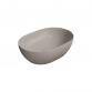 GSI Pura 50 oval fritstående bowlevask - Uden hanehul - Tortora