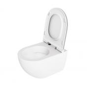 Lavabo Comoda rimless væghængt toilet inkl. EasyClean og sæde m/soft-close og quick release - Hvid