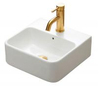 Lavabo Axa 1020 35 hndvask t/vg eller bord - 1 hanehul