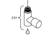 Vola T10 pumpe - komplet Rustfrit stl 40