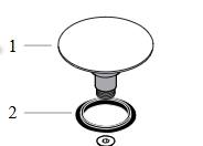 Hansgrohe prop til push open bundventil mat sort