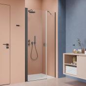 Str�mberg Noma 45 svingd�r m/sidepanel 1000mm - Venstre - B�rstet gunmetal