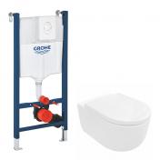 Lavabo Futura rimless toiletpakke inkl. sæde m/SoftClose, cisterne og betjening i hvid