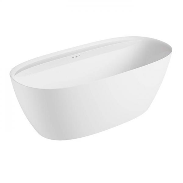 Kriss Style fritstående badekar - Mat hvid Kriss Style fritstående badekar - Mat hvid