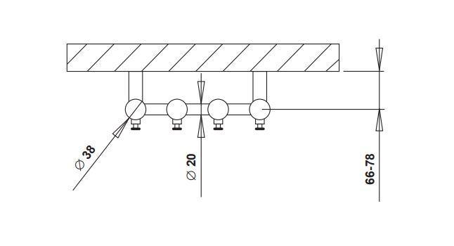 Strømberg Regus håndklædetørrer - 26,6x95 cm - Rustfrit stål Strømberg Regus håndklædetørrer - 26,6x95 cm - Rustfrit stål