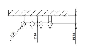 Strømberg Regus håndklædetørrer kombidrift - 1500 x 266 mm. - Krom Strømberg Regus håndklædetørrer kombidrift - 1500 x 266 mm. - Krom