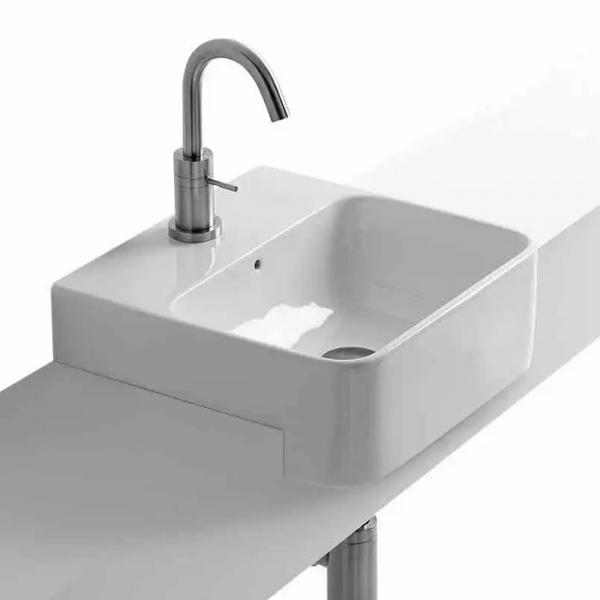 Lavabo 35 semi-indbygget håndvask - 1 hanehul