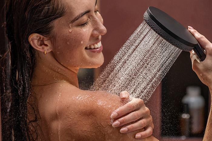hansgrohe Raindance Alive Select S håndbruser 125 3jet m/EcoSmart - Mat sort