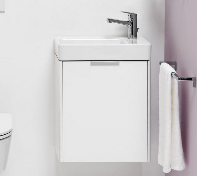 Laufen Base 47 underskab m/låge - Højrehængt - Hvid mat