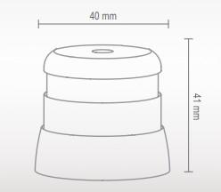 Cavius optisk røgalarm med 10 års batterilevetid