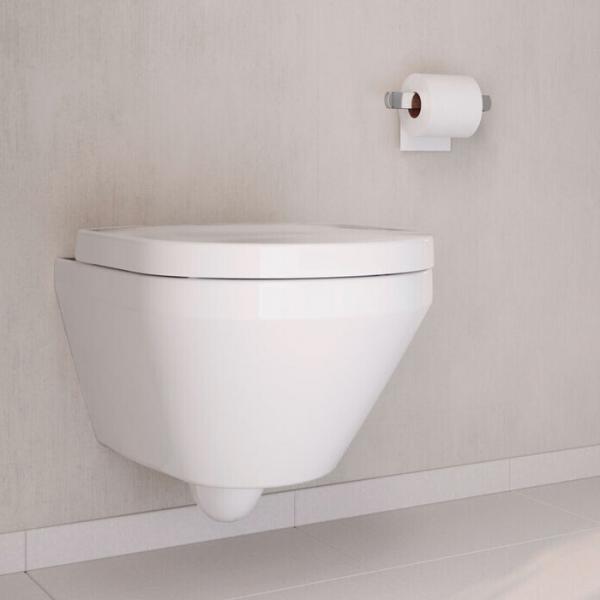 Gustavsberg Graphic væghængt toilet m/sæde og Hygienic Twist