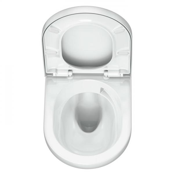 Gustavsberg Graphic væghængt toilet m/sæde og Hygienic Twist