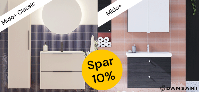 Spar 10% på Dansani Mido+ og Mido+ Classic